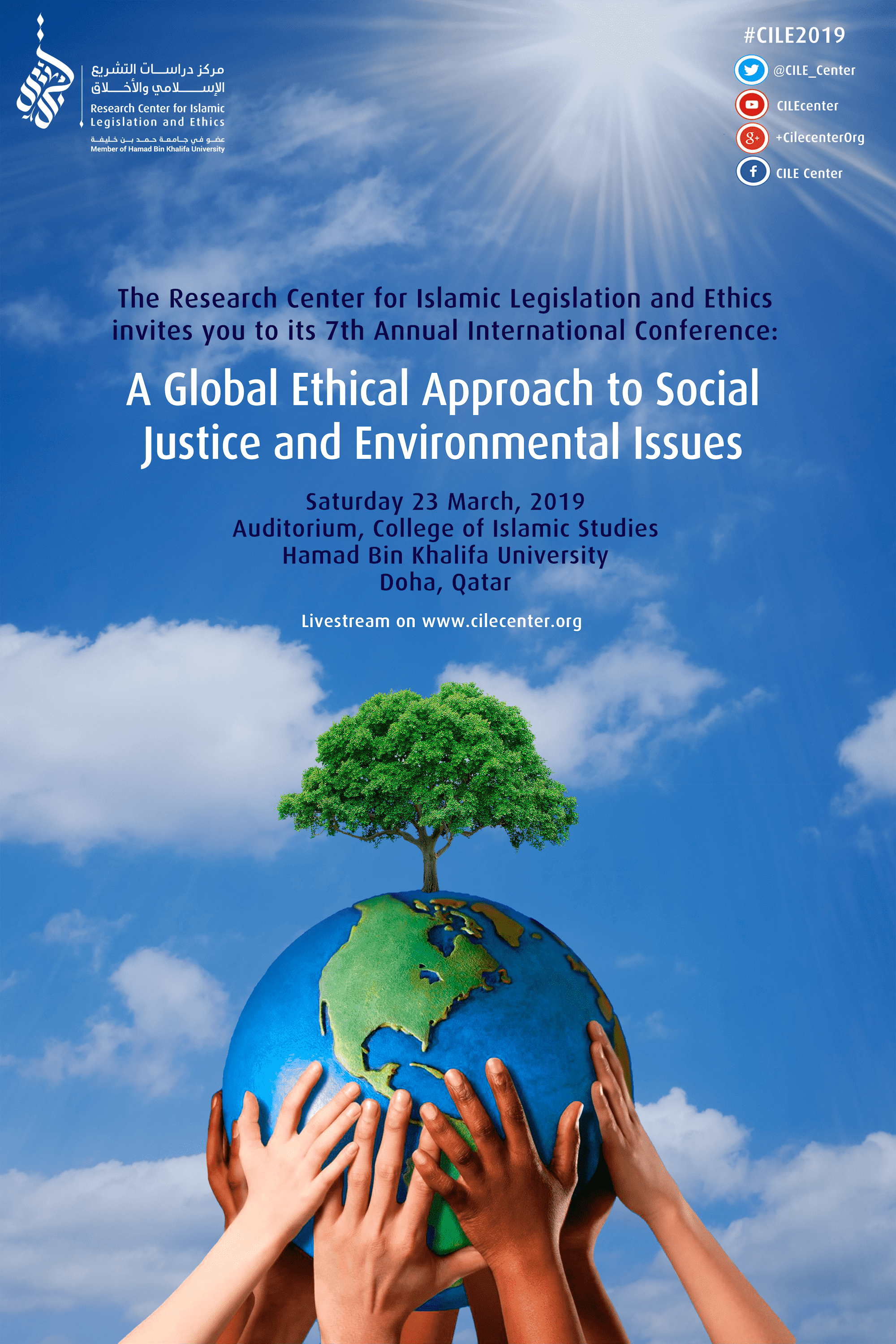 03/2019 A Global Ethical Approach to Social Justice and Environmental Issues #CILE2019