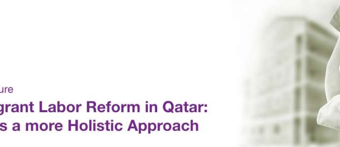 Lecture “The Migrant Labor Reform in Qatar: Towards a more Holistic Approach”