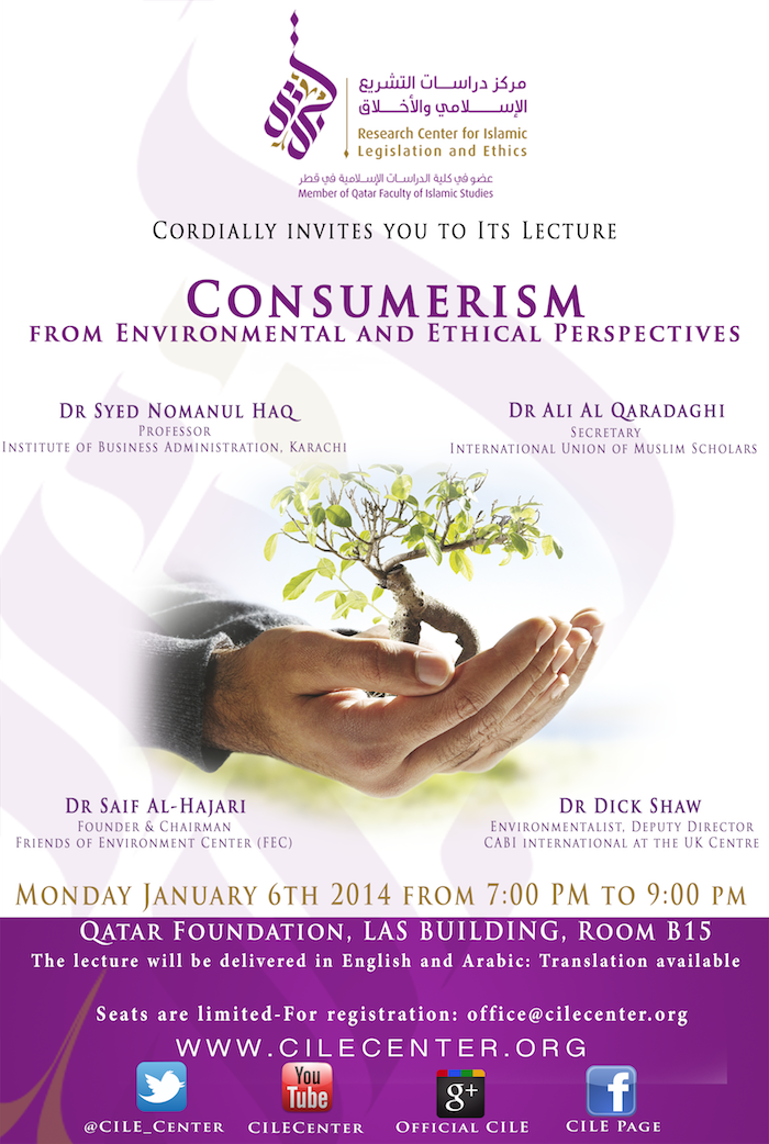 01/2014 Consumerism from Environmental and Ethical Perspectives