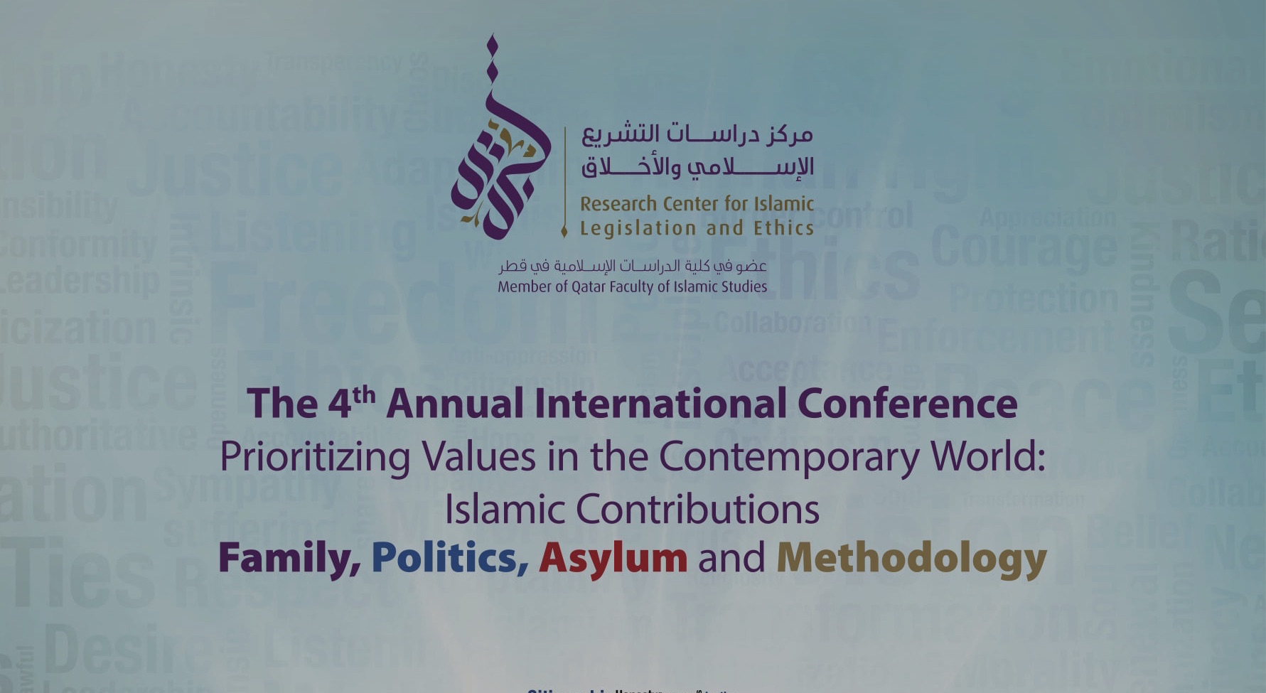 #CILE2016 Prioritizing Values in the Contemporary World: Islamic Contributions