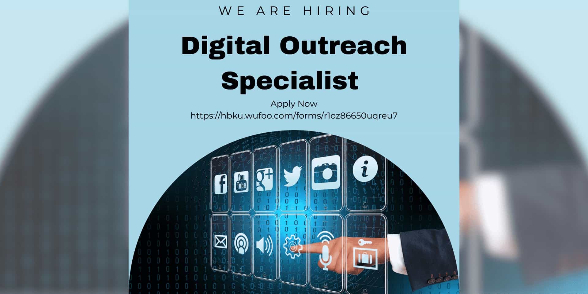 We are hiring - Digital Outreach Specialist 