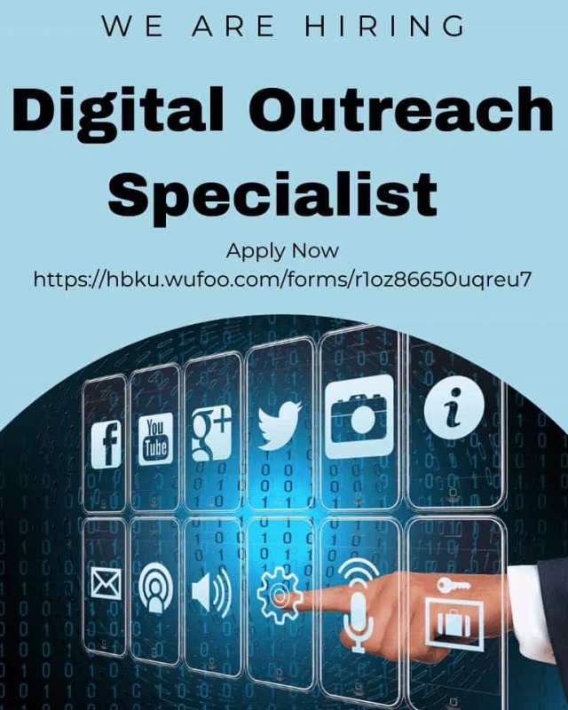 We are hiring - Digital Outreach Specialist 