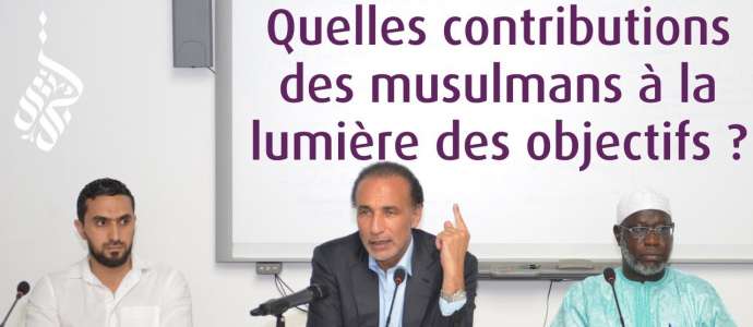 Embedded thumbnail for J6S1 Tariq Ramadan / Chauki Lazhar / Mohamed Minta: Quelles contributions des musulmans à la lumière des objectifs ?