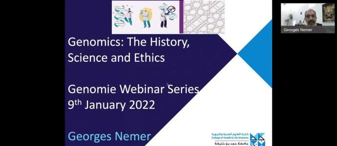 Embedded thumbnail for 01/2022 Genomics: the history, science and ethics